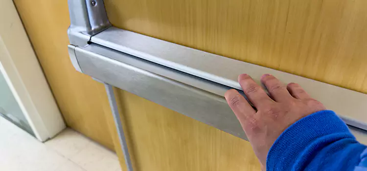 Installing a Push Bar on a Door South San Francisco